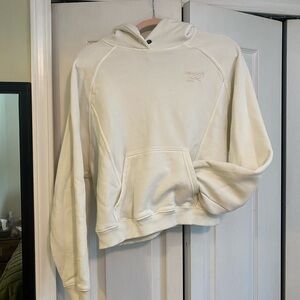 Reebok Women's Off-White Hoodie Sweater